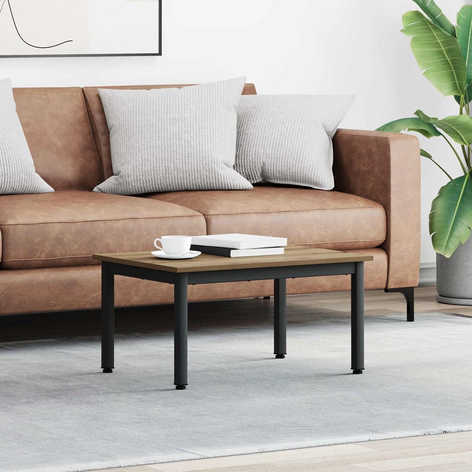 VidaXL Coffee Table 40 X 40 X 36 Cm Engineered Wood Durable Finish for Living Room by vidaXL