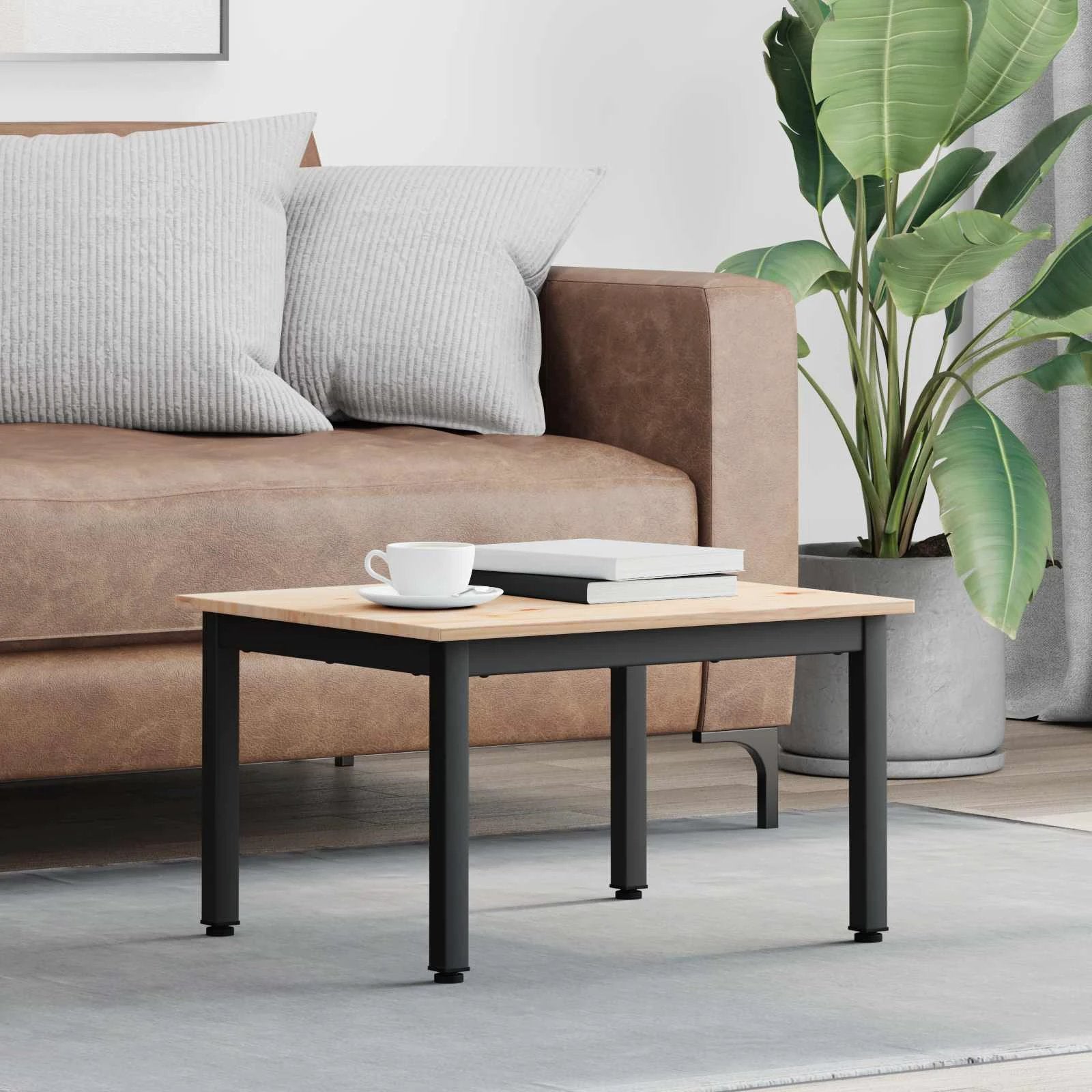 vidaXL VidaXL Coffee Table 40x40x36 cm Solid Pine Home - Coffee Table