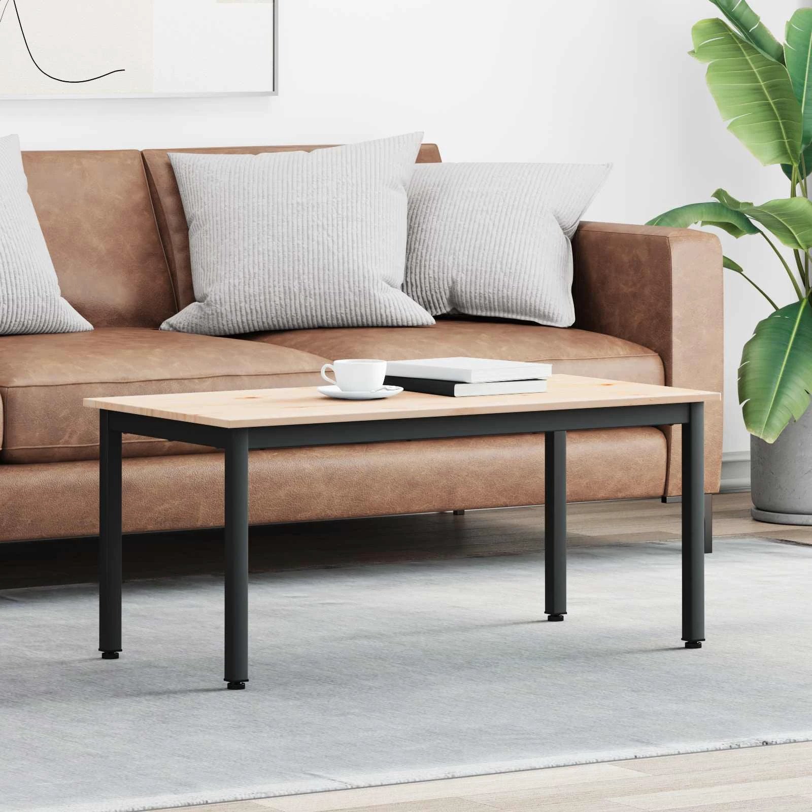 vidaXL VidaXL Coffee Table 40x40x36 cm Solid Pine Home - Coffee Table