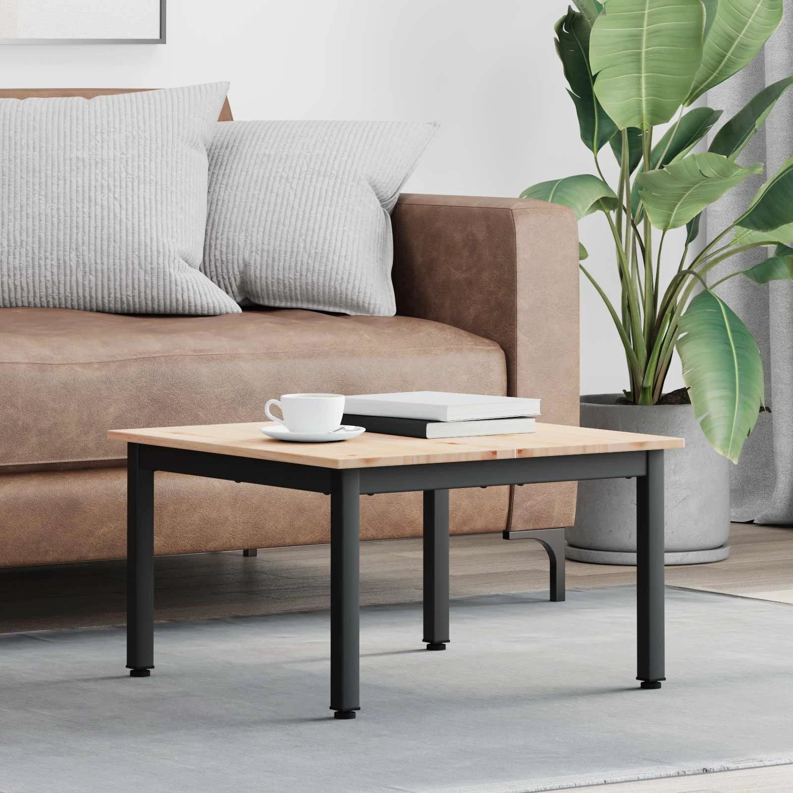 vidaXL VidaXL Coffee Table 40x40x36 cm Solid Pine Home - Coffee Table