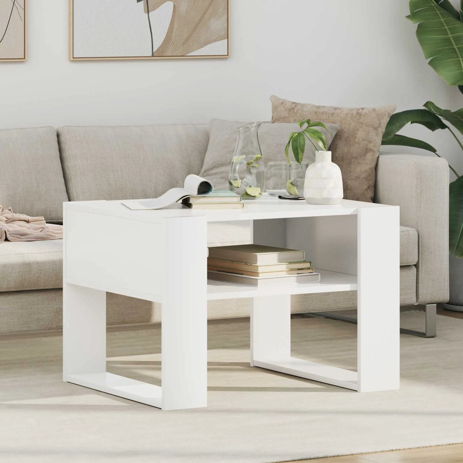 vidaXL VidaXL Coffee Table 92x53x45 Cm Storage Home - Coffee Table