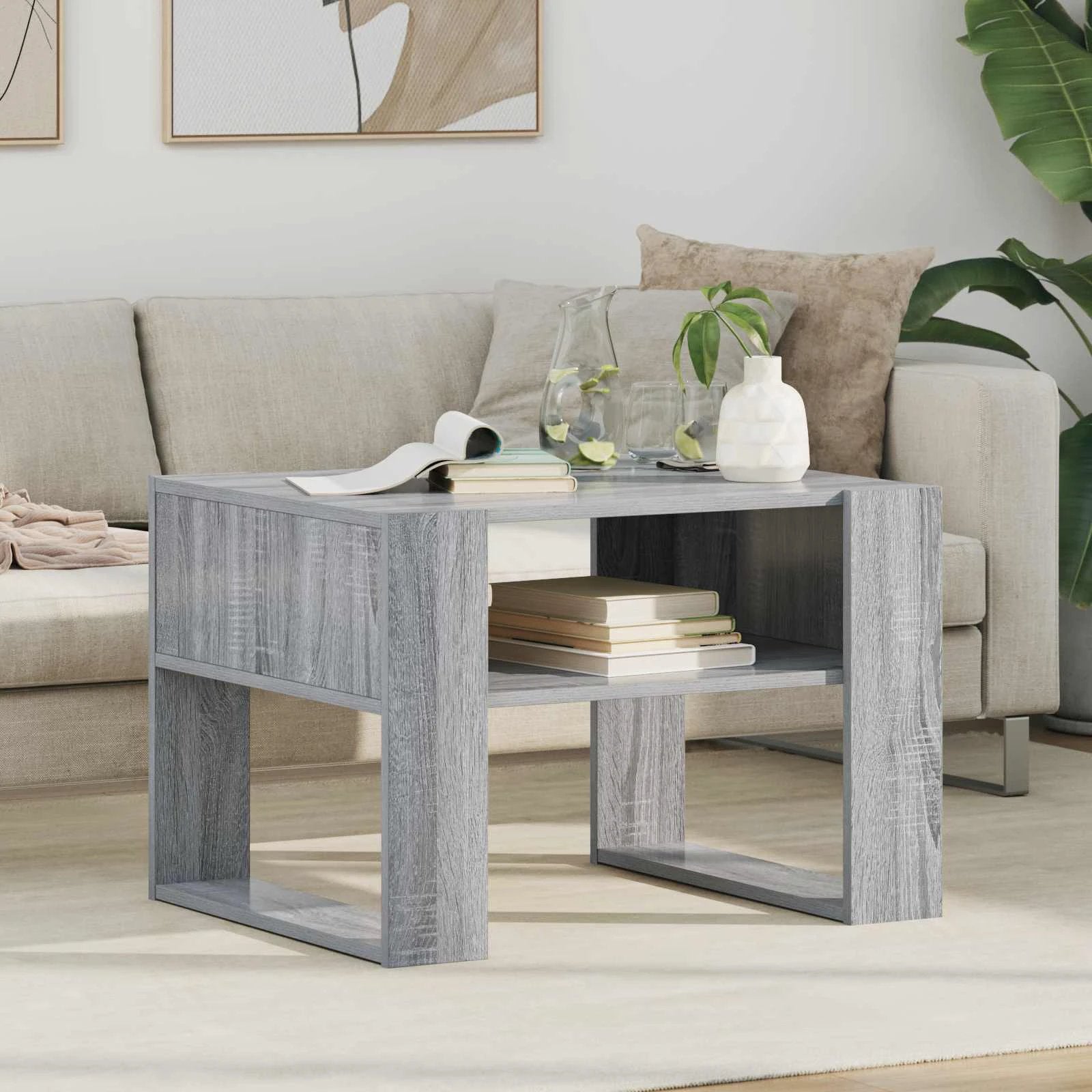 VidaXL Coffee Table 92x53x45 Cm Storage Home by vidaXL