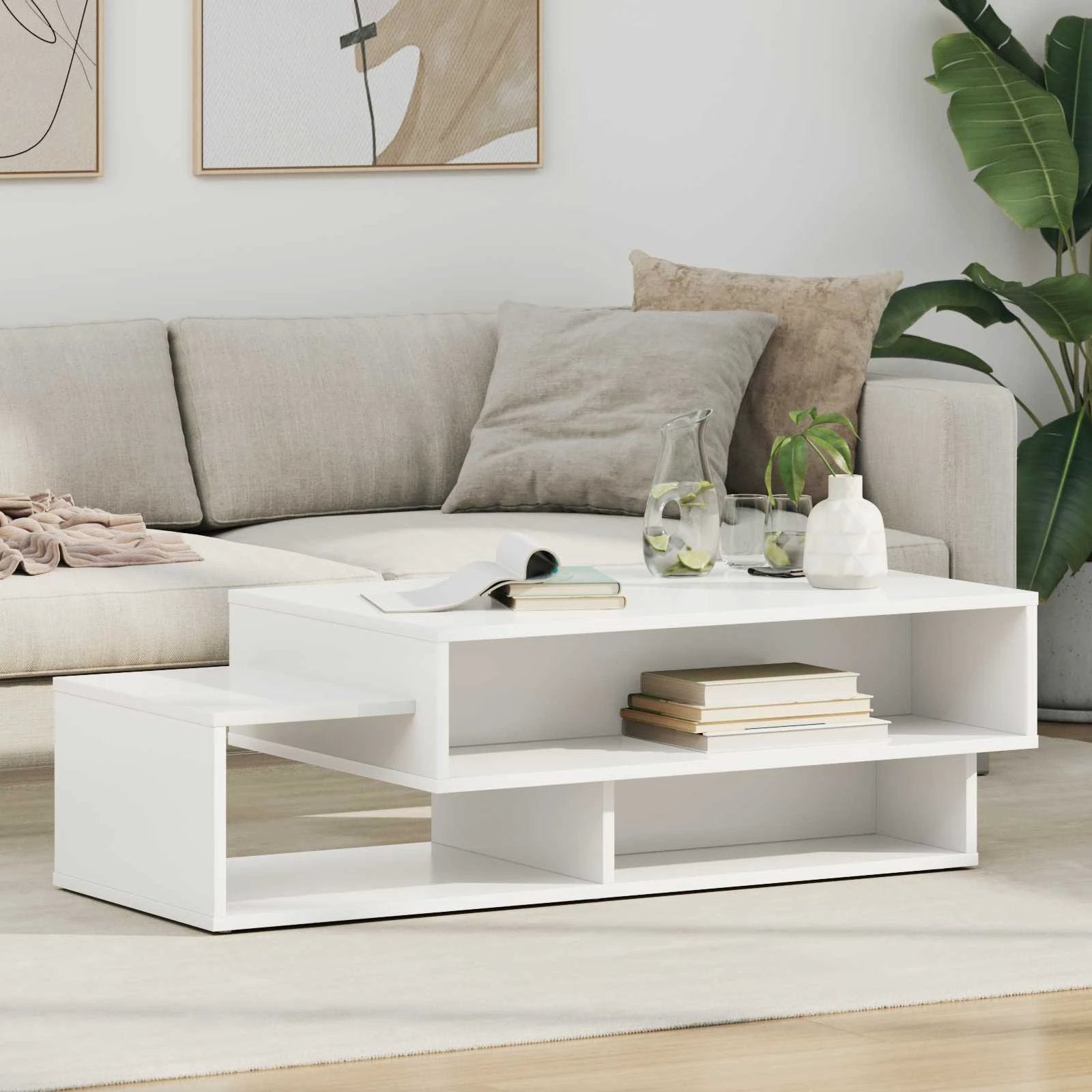 VidaXL Coffee Table 105x50x32.5 Engineered Wood by vidaXL