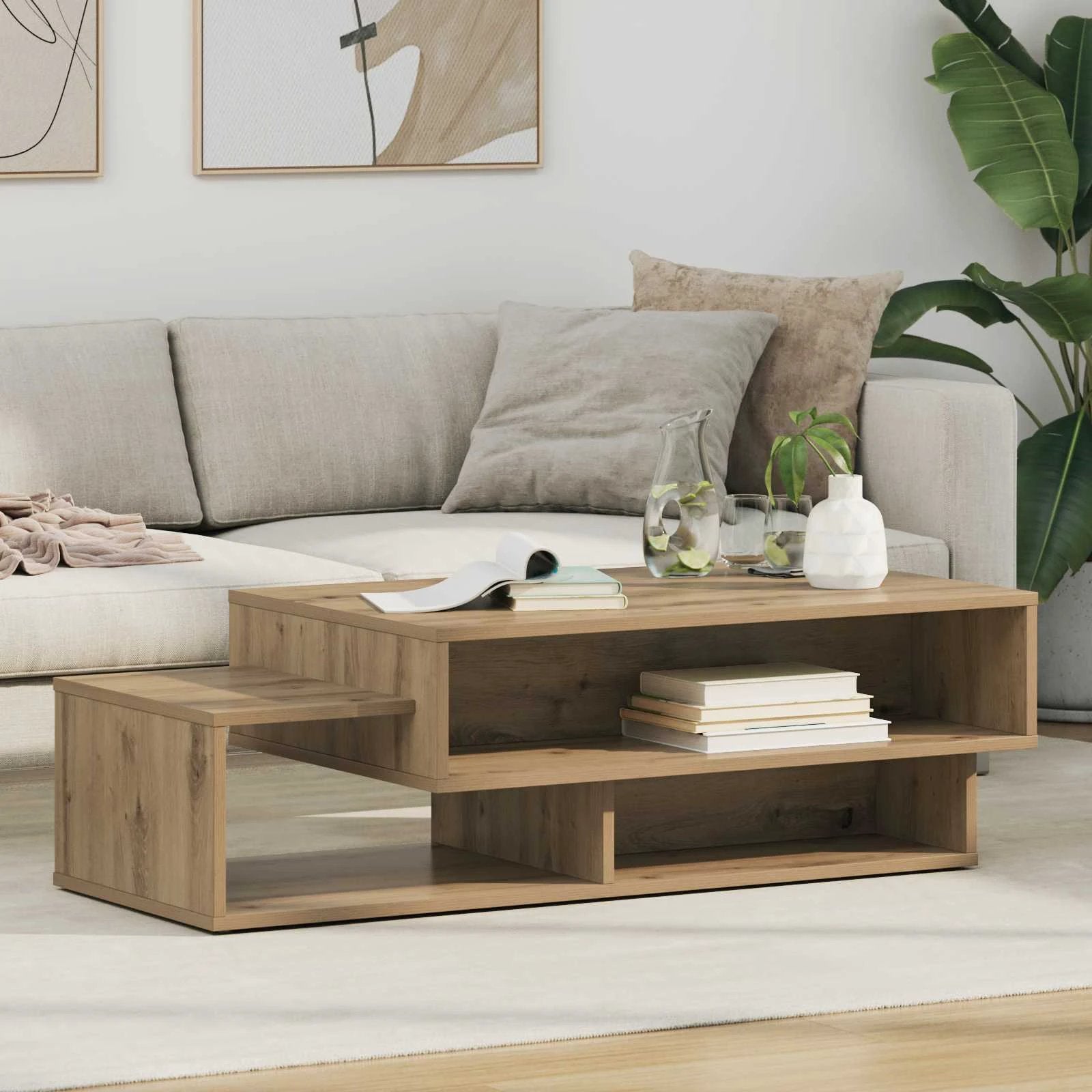 vidaXL VidaXL Coffee Table 105x50x32.5 Engineered Wood - Coffee Table