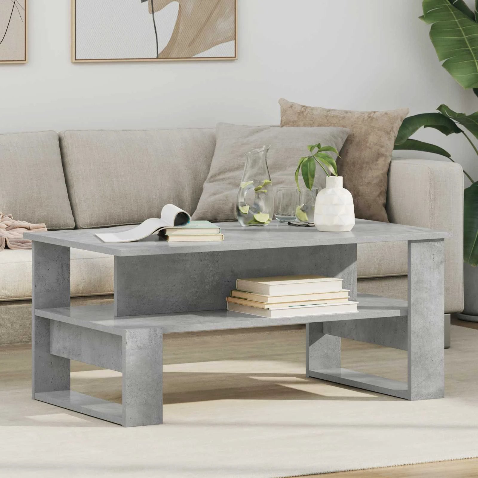 vidaXL vidaXL Coffee Table 90x50x40 Engineered Wood Home - Coffee Table