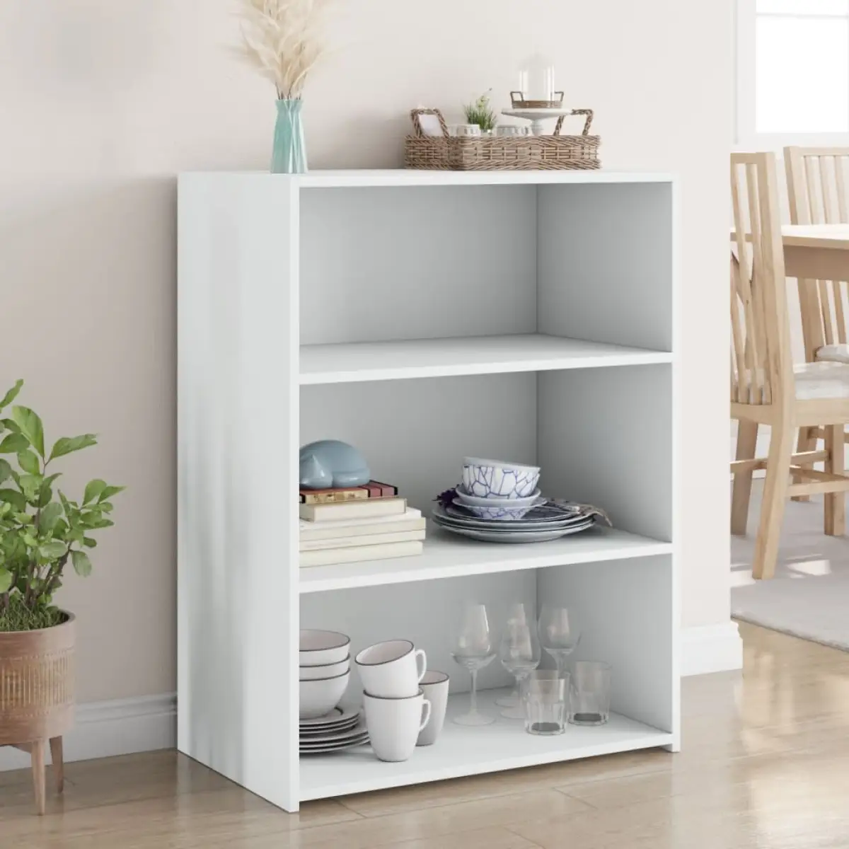 vidaXL vidaXL Sideboard White 70x41x93 cm Engineered Wood - Sideboard