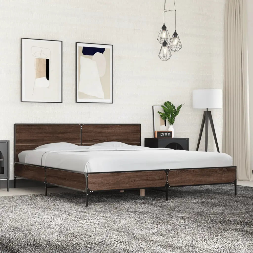 vidaXL Bed Frame without Mattress Black 90x200 cm - from vidaXL