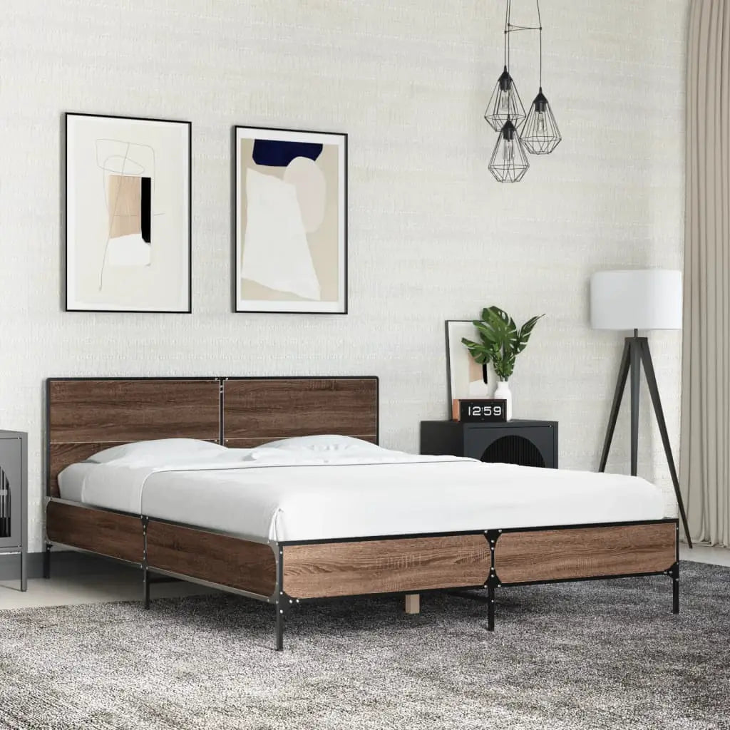 vidaXL Bed Frame without Mattress Black 90x200 cm - from vidaXL
