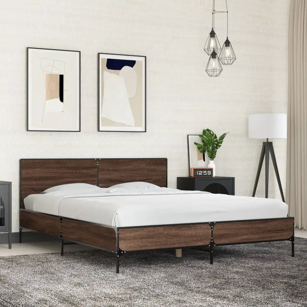 vidaXL Bed Frame without Mattress Black 90x200 cm - from vidaXL