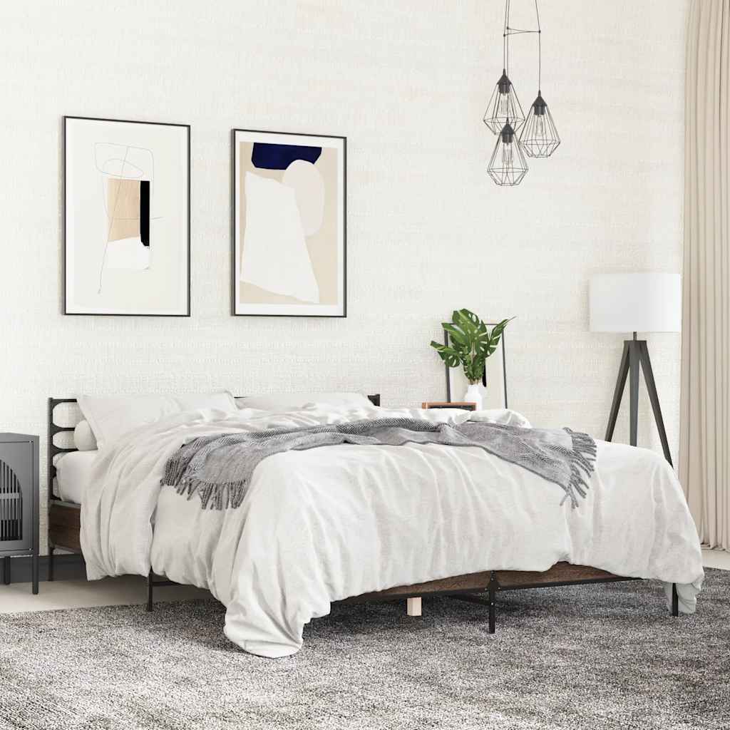 vidaXL Bed Frame without Mattress Black 90x200 cm - from vidaXL