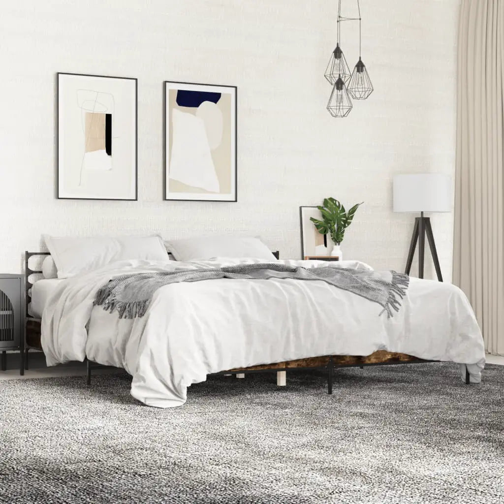 vidaXL Bed Frame without Mattress Black 90x200 cm - from vidaXL