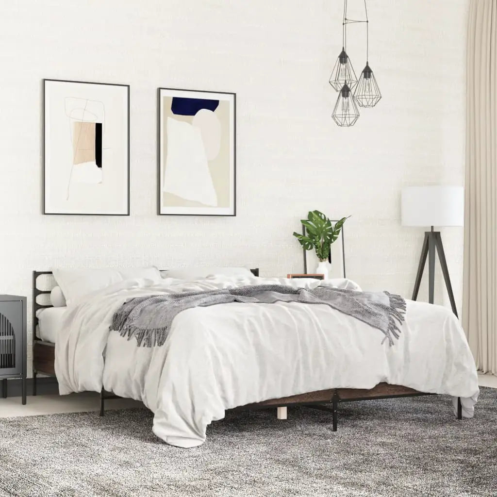 vidaXL Bed Frame without Mattress Black 90x200 cm - from vidaXL