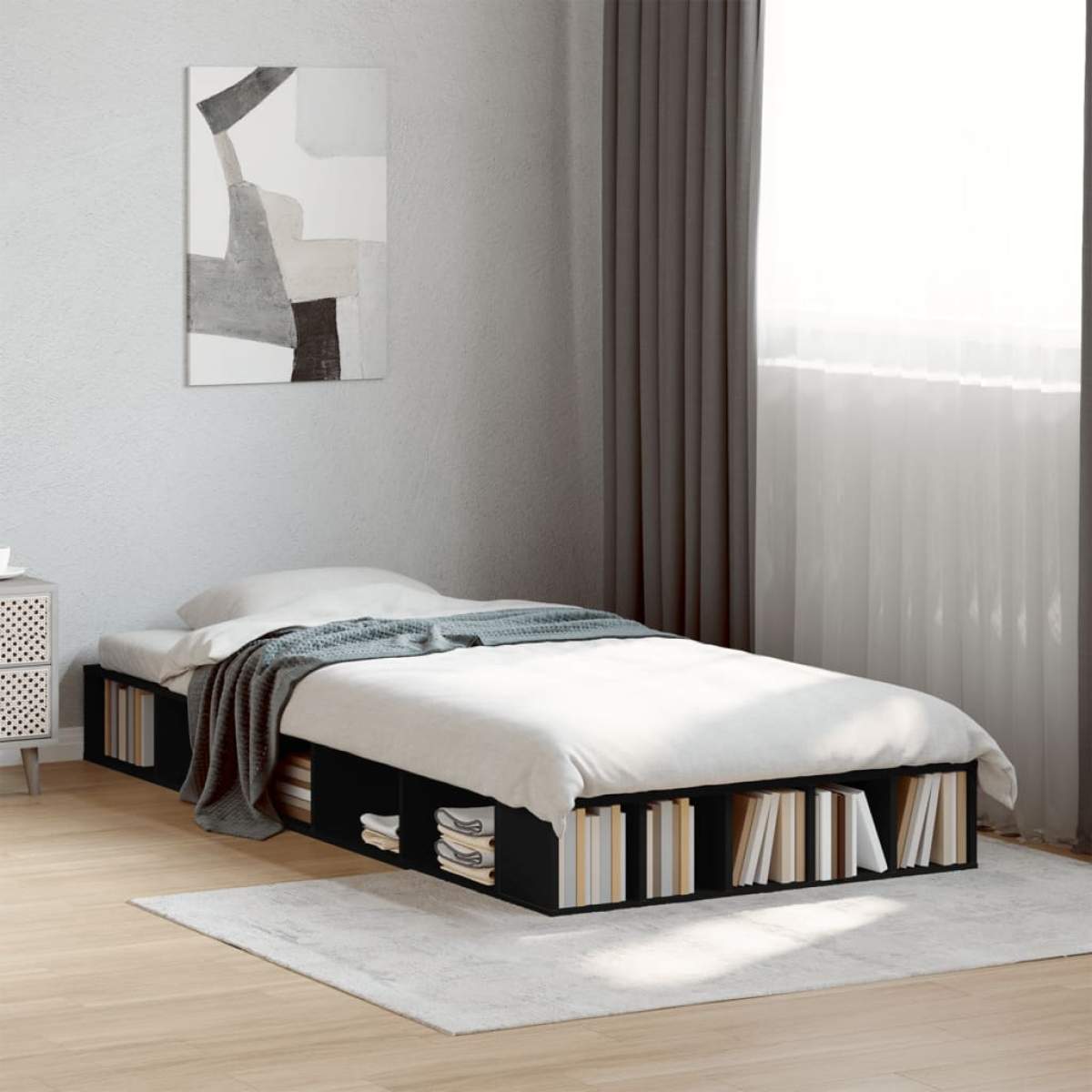 vidaXL Bed Frame without Mattress White 200x200 cm - from vidaXL