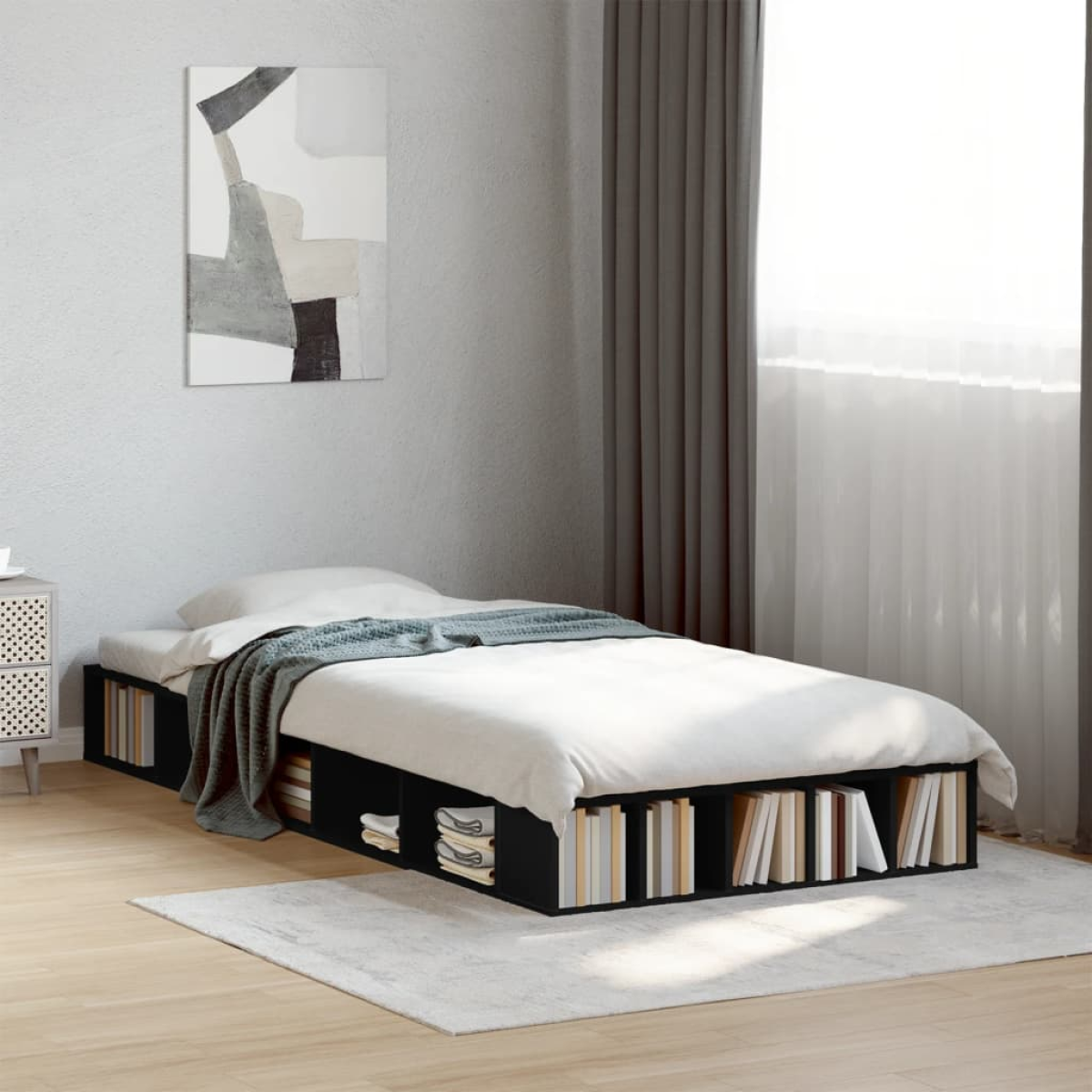 vidaXL Bed Frame without Mattress White 200x200 cm - from vidaXL
