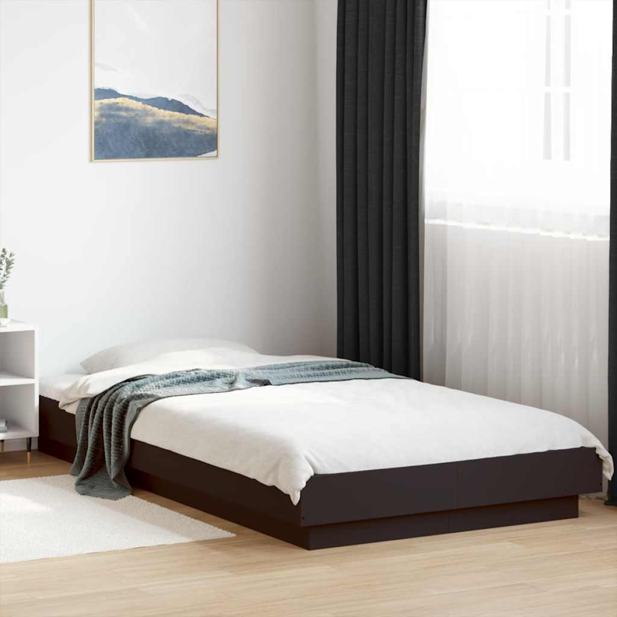vidaXL Bed Frame without Mattress White 200x200 cm - from vidaXL