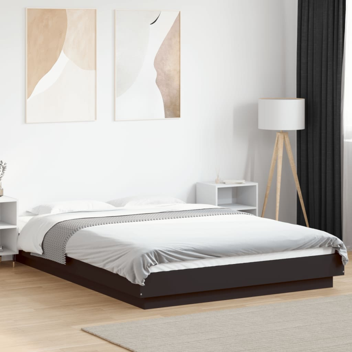 vidaXL Bed Frame without Mattress White 200x200 cm - from vidaXL