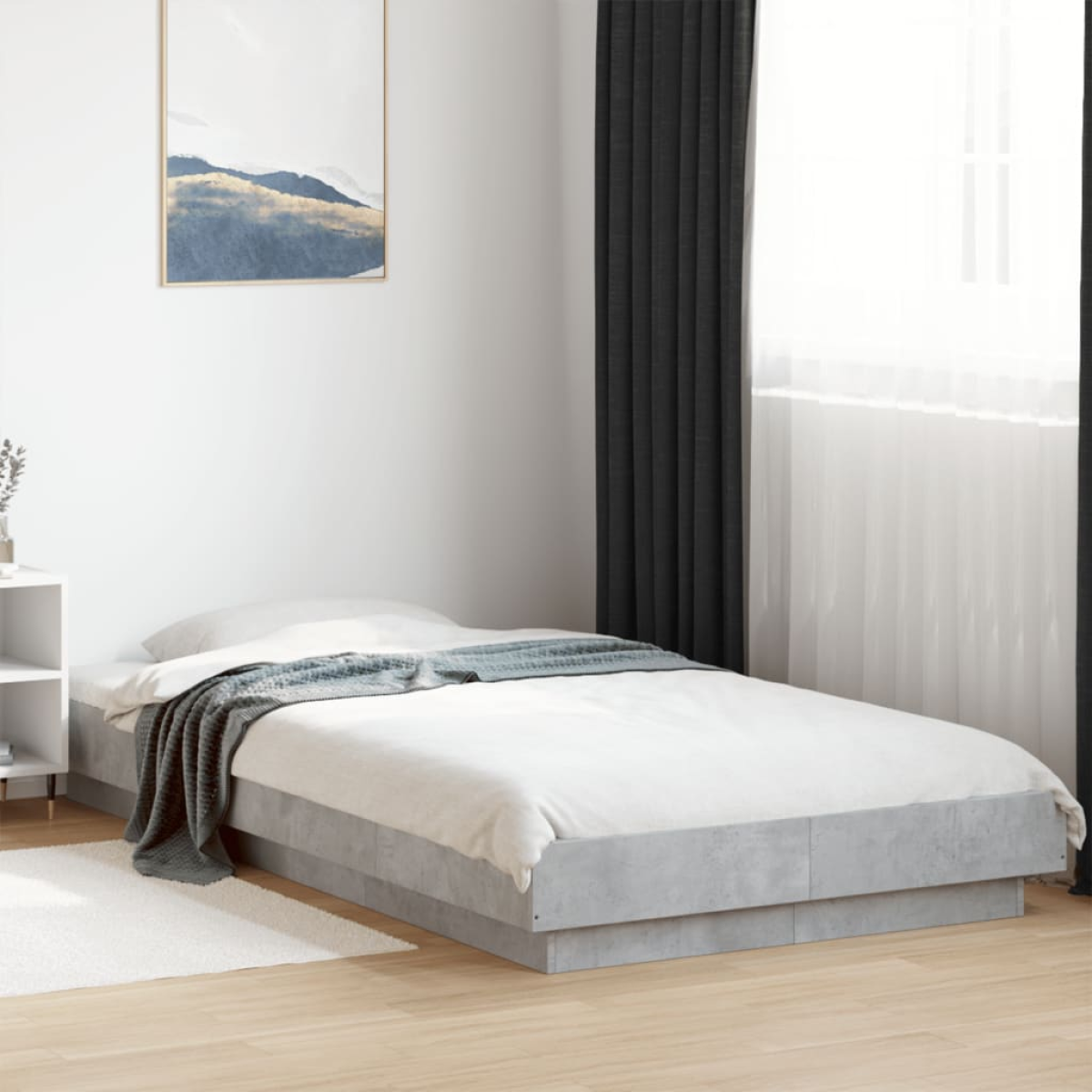vidaXL Bed Frame without Mattress White 200x200 cm - from vidaXL