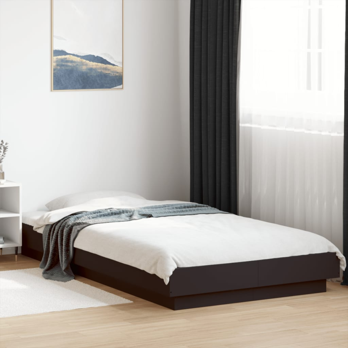 vidaXL Bed Frame without Mattress White 200x200 cm - from vidaXL