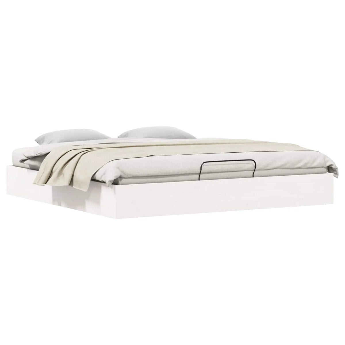 vidaXL Ottoman Bed Frame with Storage Natural 70 x 190 cm - from vidaXL