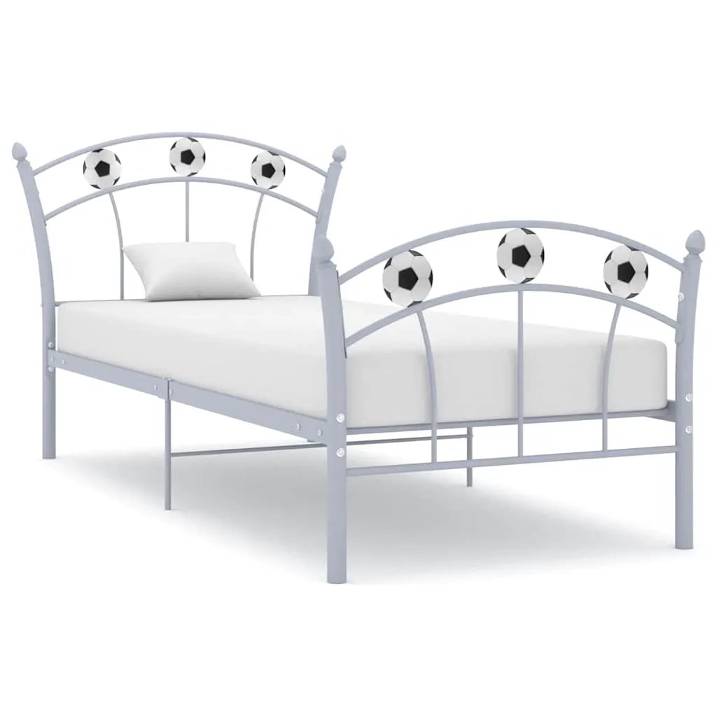 vidaXL Bed Frame | Black | Powder-coated metal | Single | Durable | Bed Frame - from vidaXL