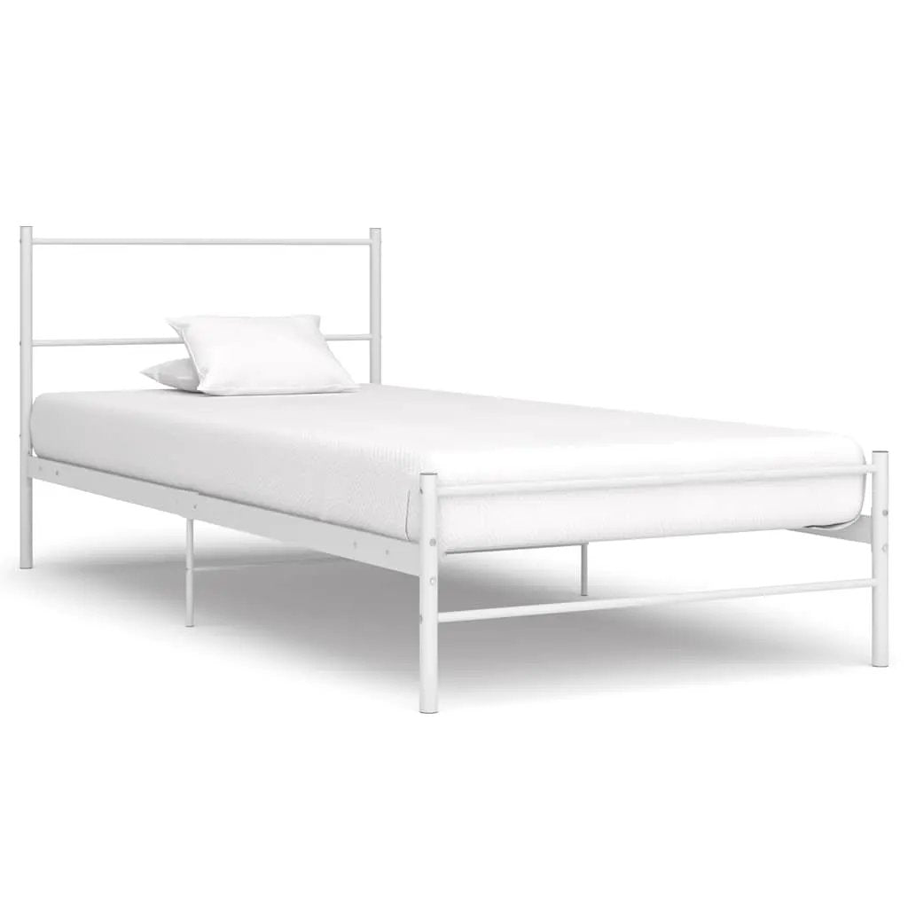 vidaXL Bed Frame | Grey | Metal | Super King | Tough | Bed Frame | Rectangular - from vidaXL