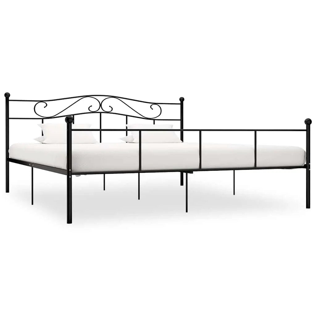 vidaXL Bed Frame | White | Metal | Single | Durable | Bed Frame | Rectangular - from vidaXL