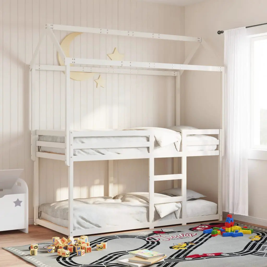 vidaXL Bunk Bed without Mattress 90x200 cm Solid Wood Pine - from vidaXL