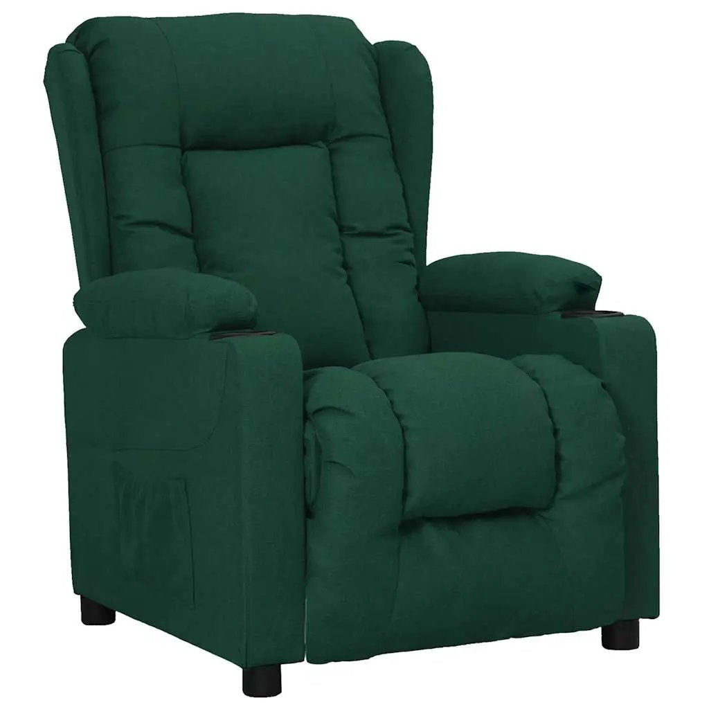 vidaXL Recliner Chair Brown Fabric - from vidaXL