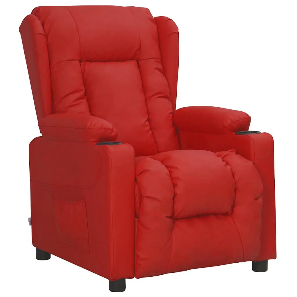 vidaXL Recliner Chair Black Faux Leather - from vidaXL