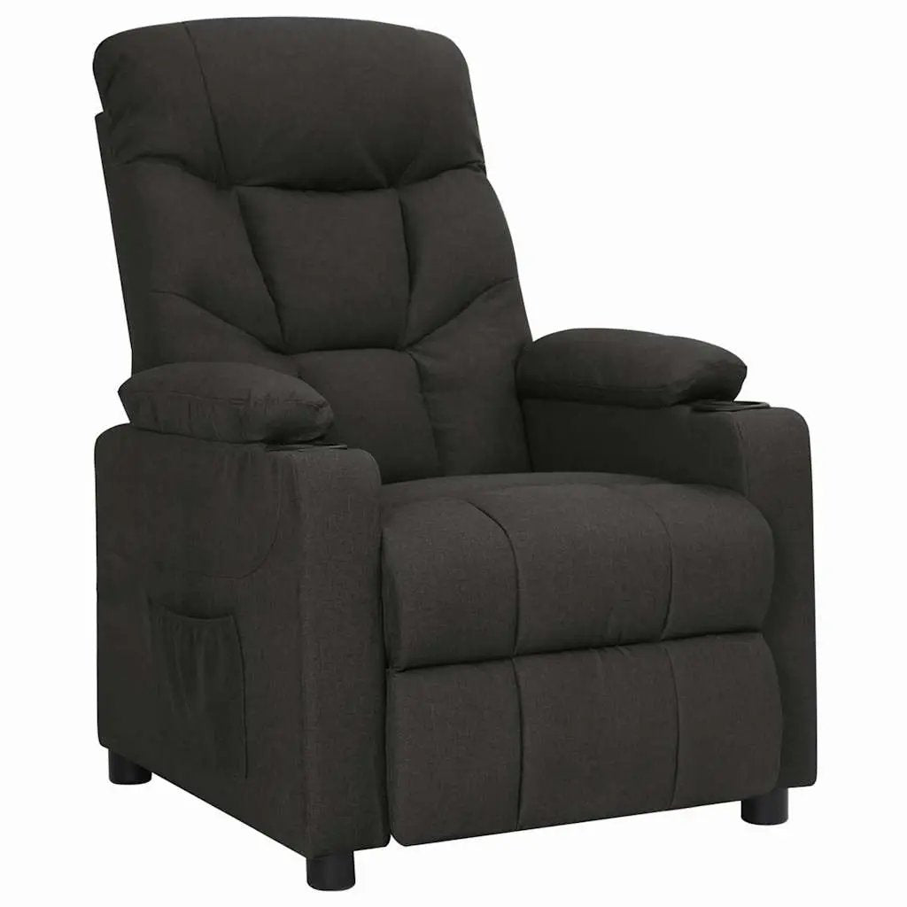 vidaXL Recliner Chair Light Grey Fabric - from vidaXL