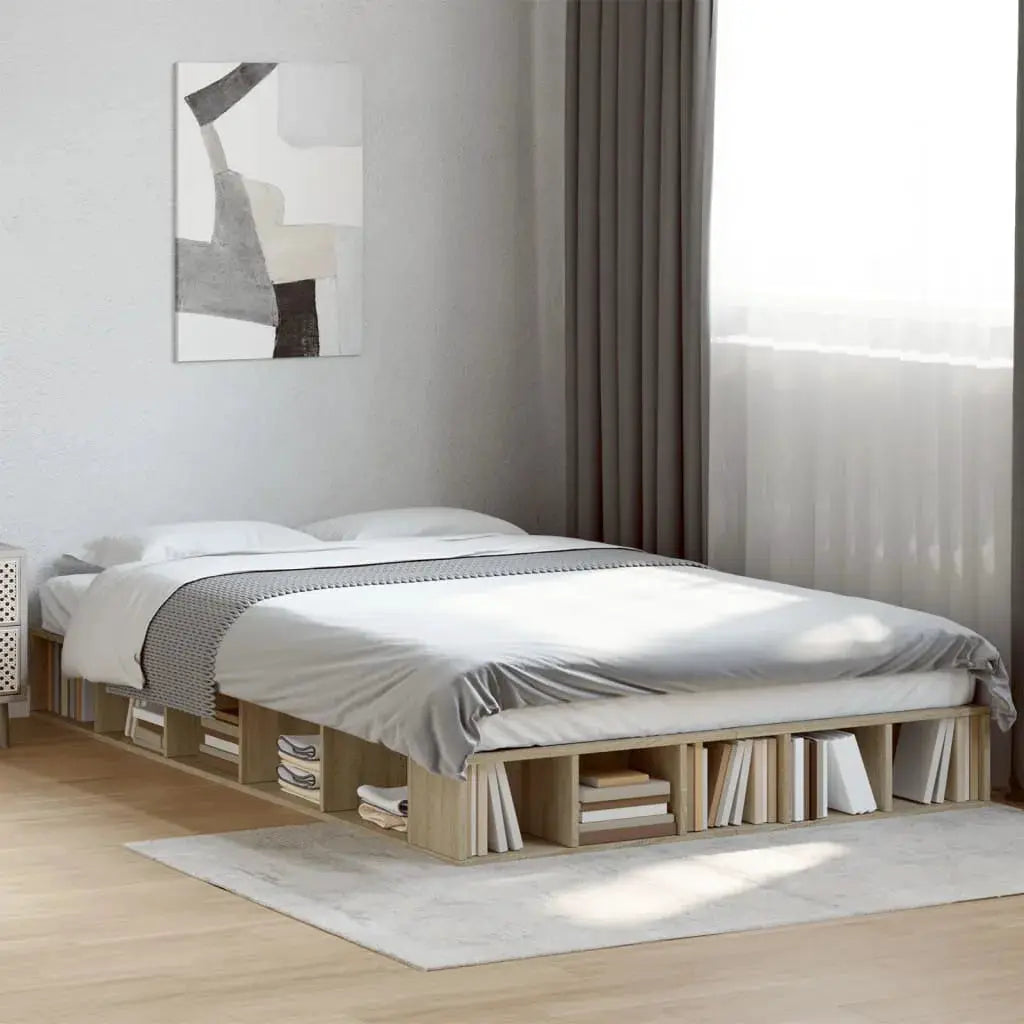 vidaXL Bed Frame without Mattress White 200x200 cm - from vidaXL