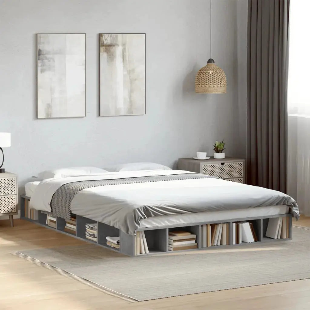vidaXL Bed Frame without Mattress White 200x200 cm - from vidaXL