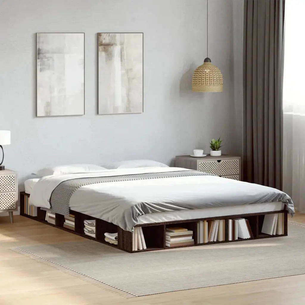 vidaXL Bed Frame without Mattress White 200x200 cm - from vidaXL