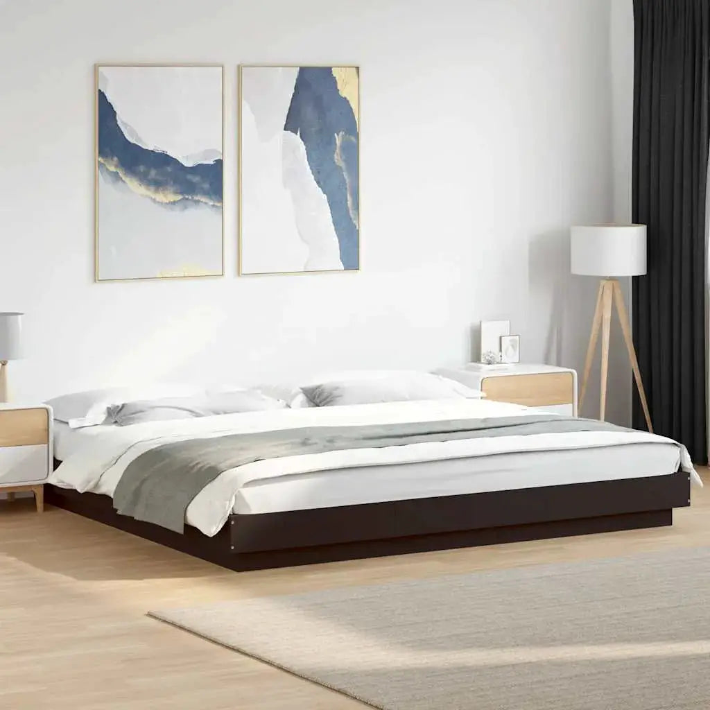 vidaXL Bed Frame without Mattress White 200x200 cm - from vidaXL
