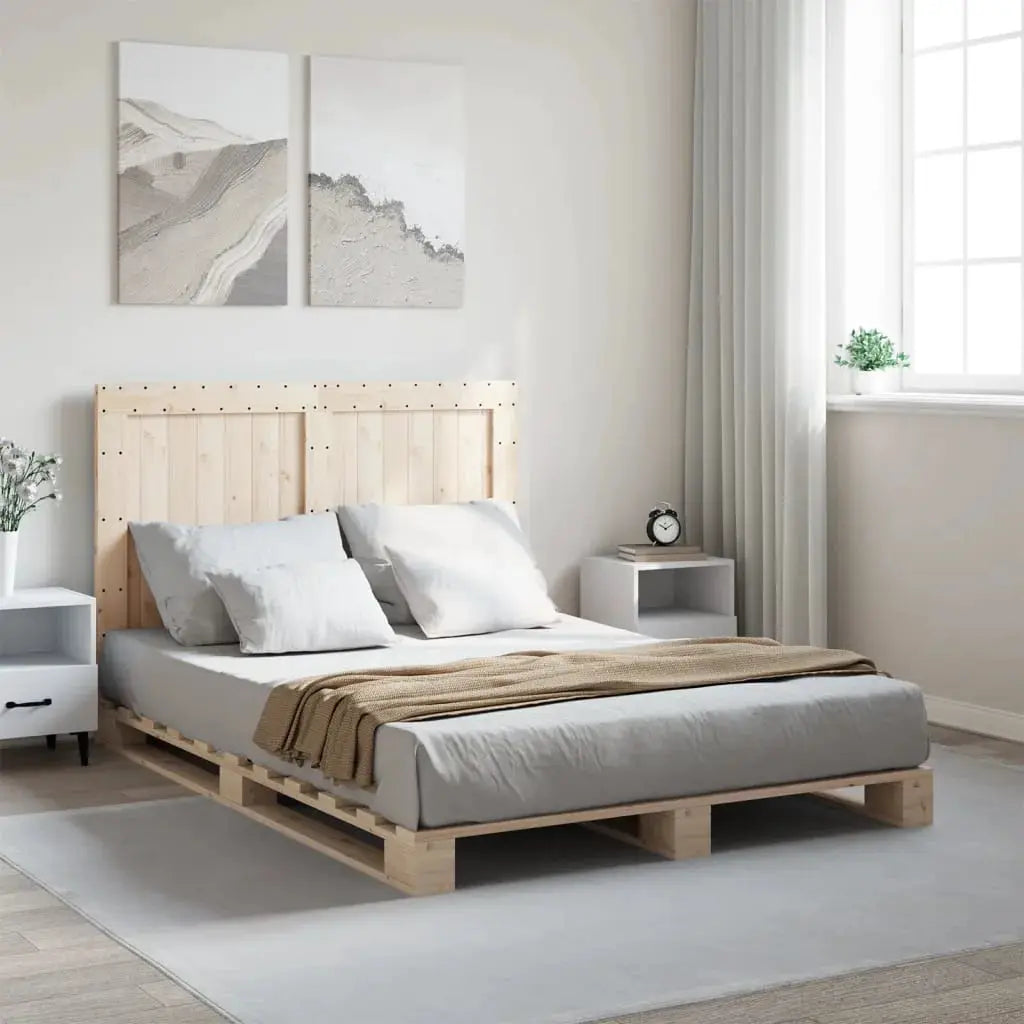 vidaXL Bed Frame | Natural Pine | Solid Pinewood | Single size | Durable - from vidaXL