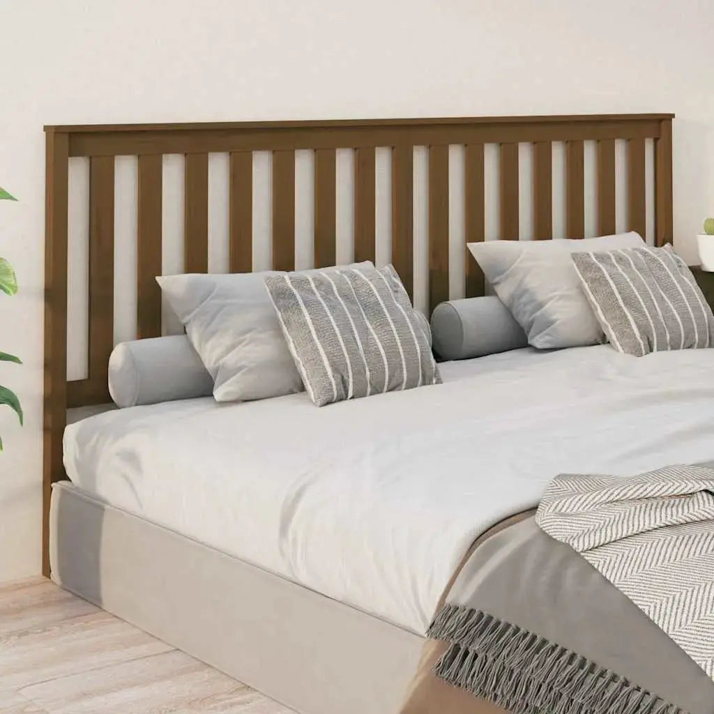 vidaXL Bed Headboard 81x6x101 cm Solid Wood Pine - from vidaXL
