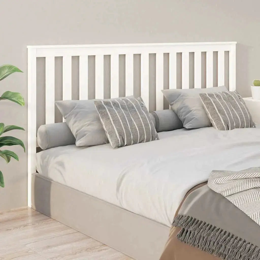 vidaXL Bed Headboard 81x6x101 cm Solid Wood Pine - from vidaXL