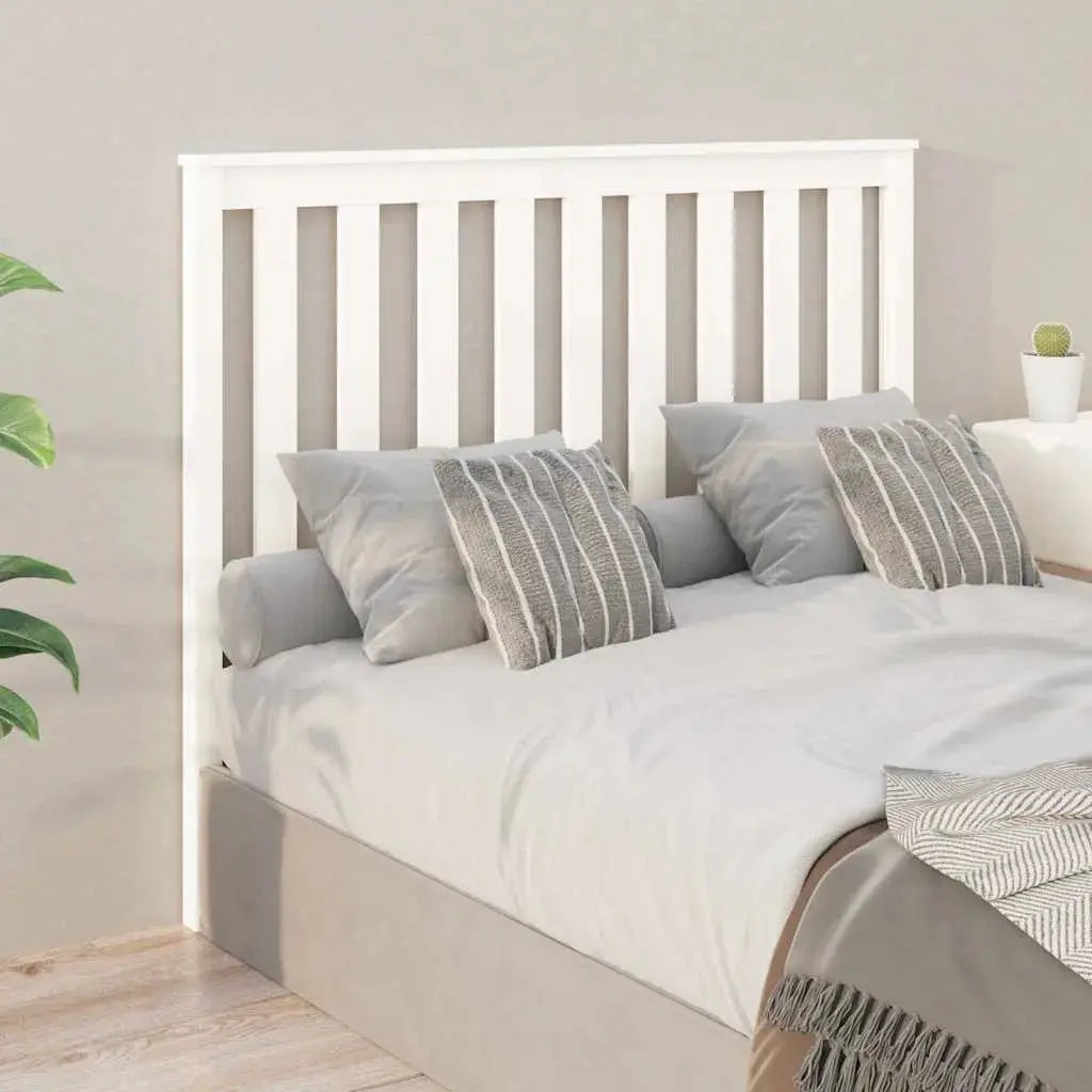 vidaXL Bed Headboard 81x6x101 cm Solid Wood Pine - from vidaXL