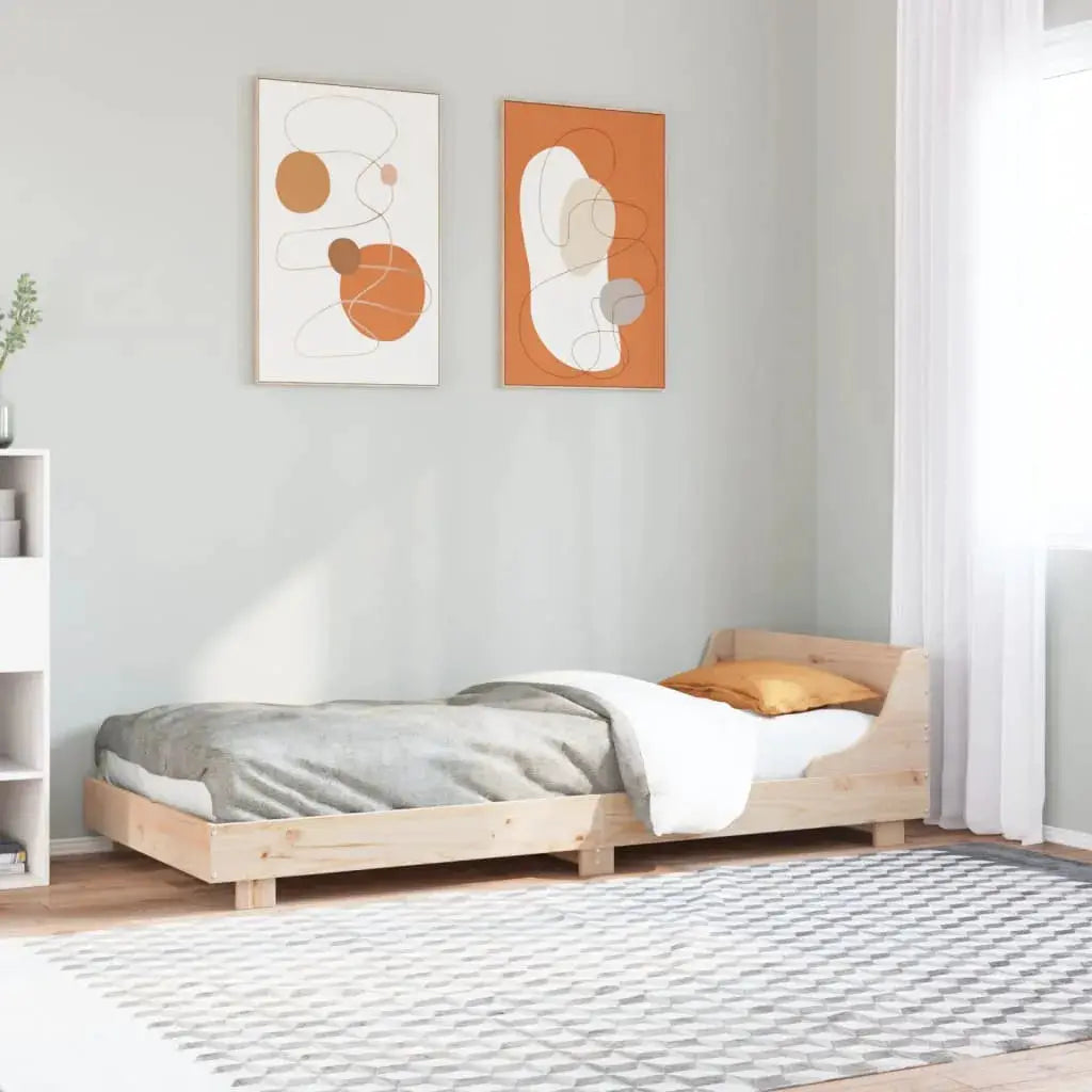 vidaXL Bed Frame without Mattress White 180x200 cm Super King Solid Wood Pine - from vidaXL