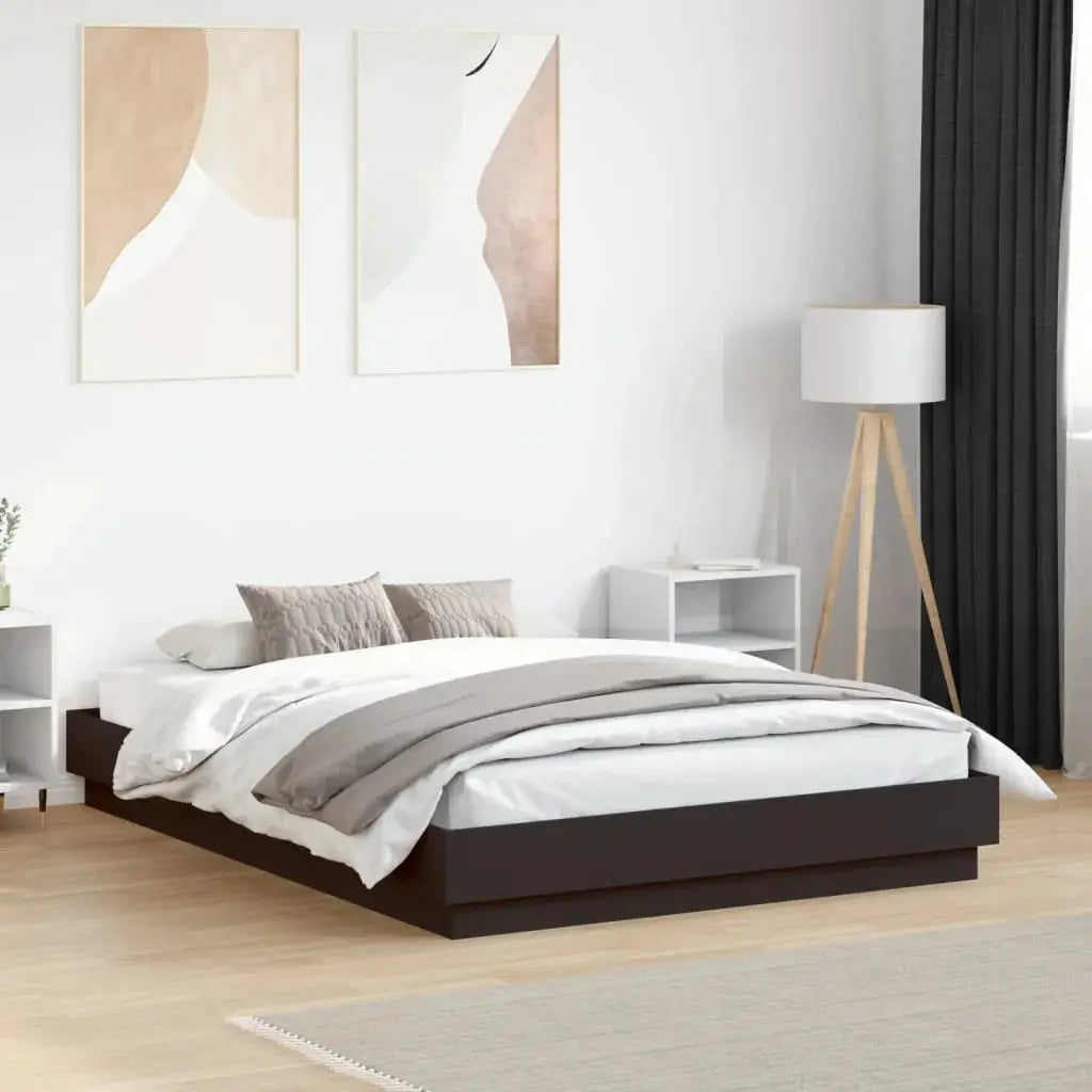 vidaXL Bed Frame | White | Engineered wood | 200x200 cm | Durable | Bed Frame - from vidaXL