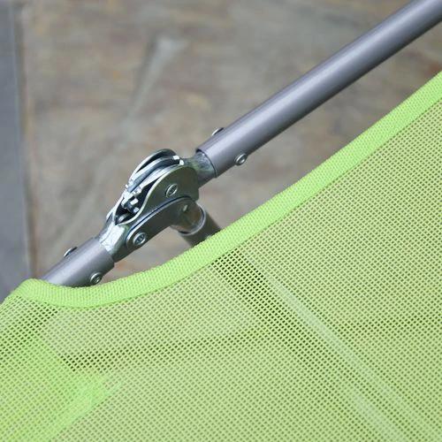 Outsunny Adjustable Garden Lounger Recliner Chair with Folding Design for Outdoor Relaxation and Sunbathing - Sun Lounger