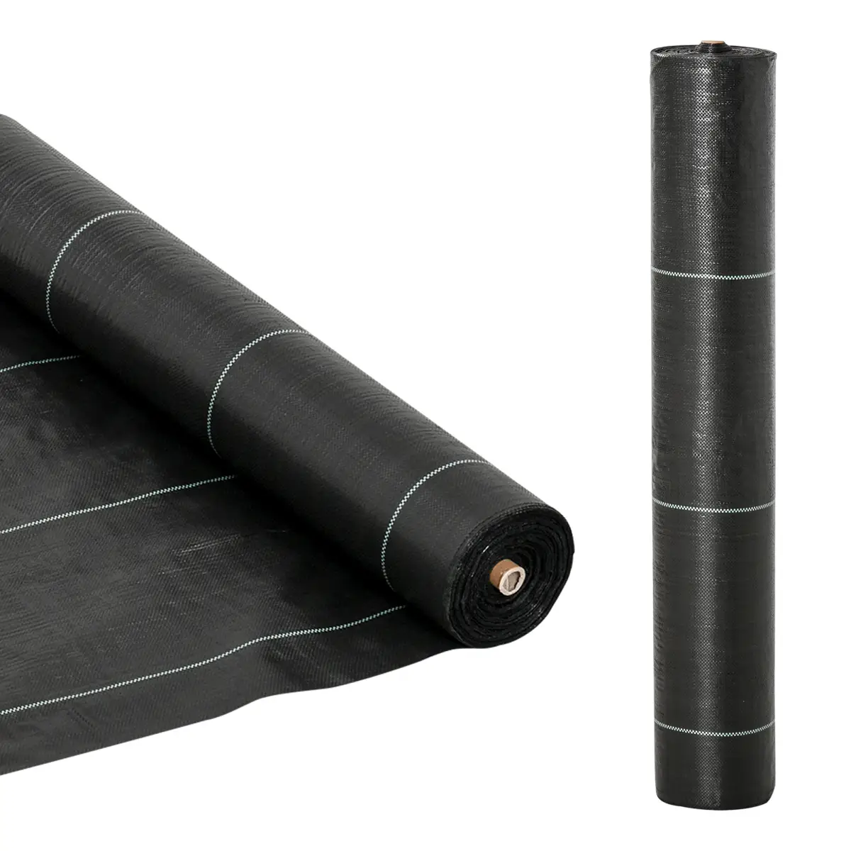 Outsunny Weed Barrier Landscape Fabric Durable & Weed Block Mat & Superior Weed Control - Barrier Mats