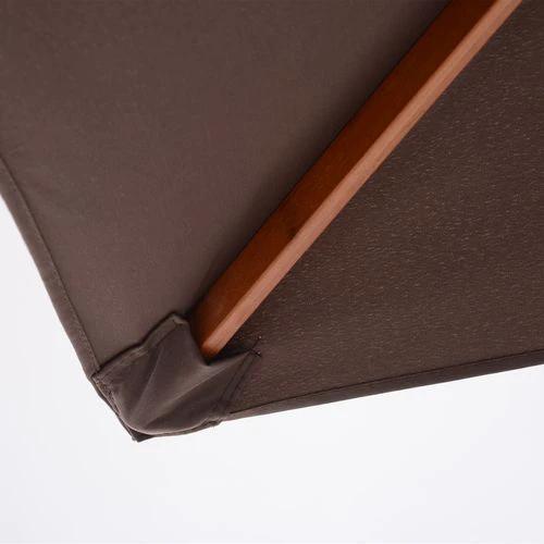 Outsunny Outsunny 2m x 1.5m Patio Garden Parasol with Adjustable Angle for Outdoor Sun Protection - Parasol