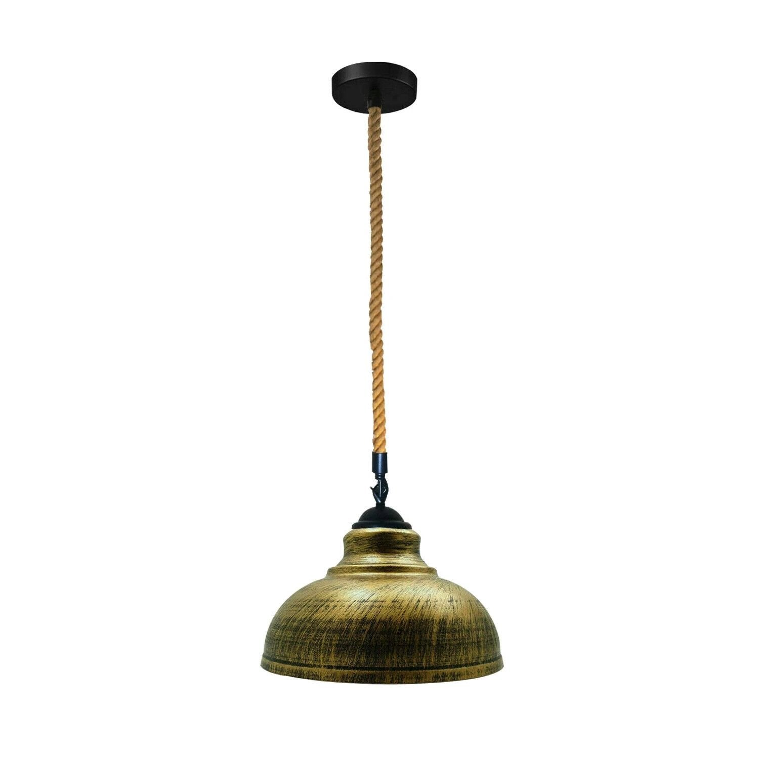 Retro Pendant Light 100cm Rope E27 Vintage Dining by LEDSone