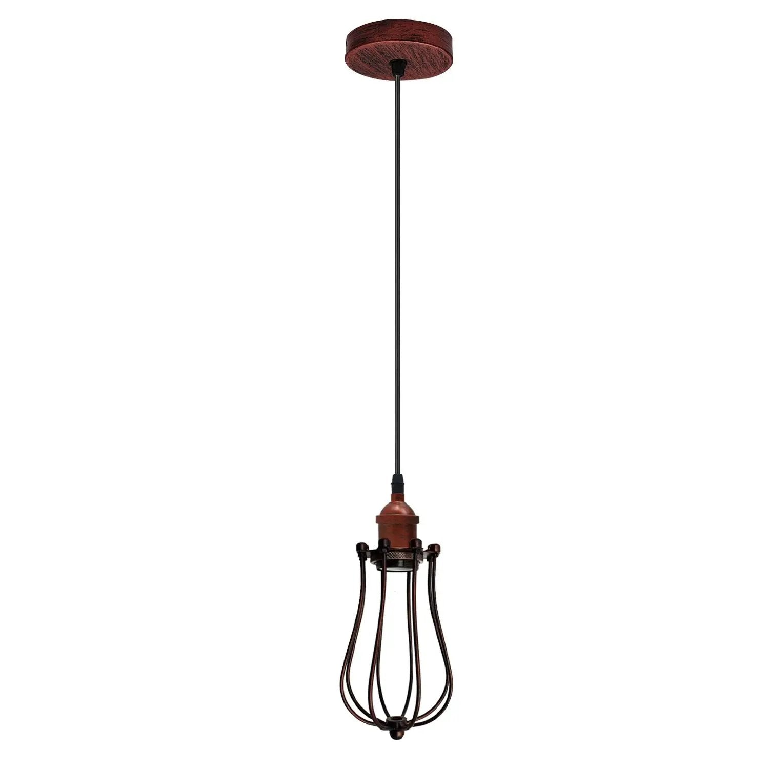 LEDSone Ceiling Rose Balloon Cage Hanging Pendant Lamp Holder Light Fitting Lighting Kit UK - Pendant Lights