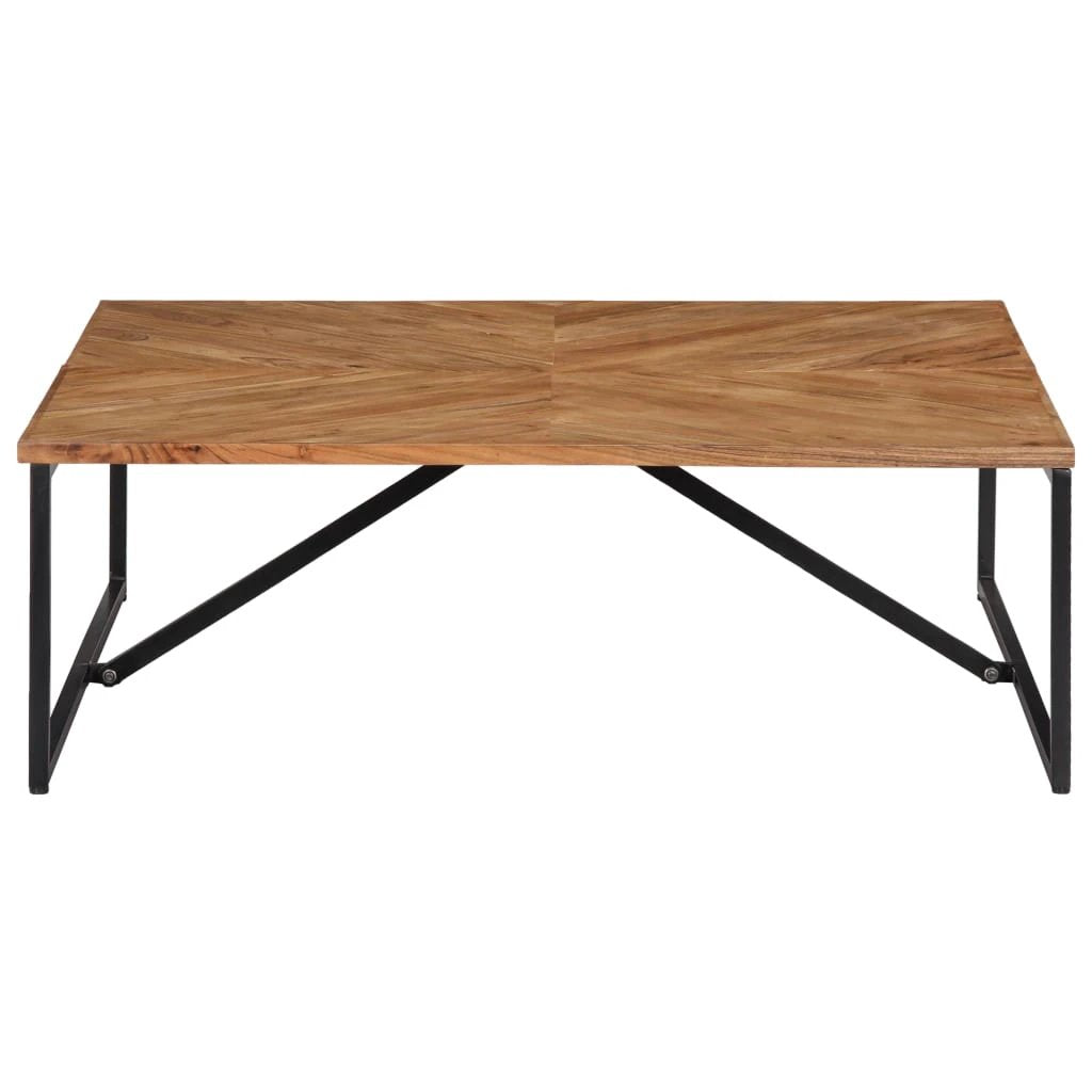 Premium Coffee Table 110x110x36 cm Solid Acacia Wood Centerpiece for Modern Living Rooms by vidaXL