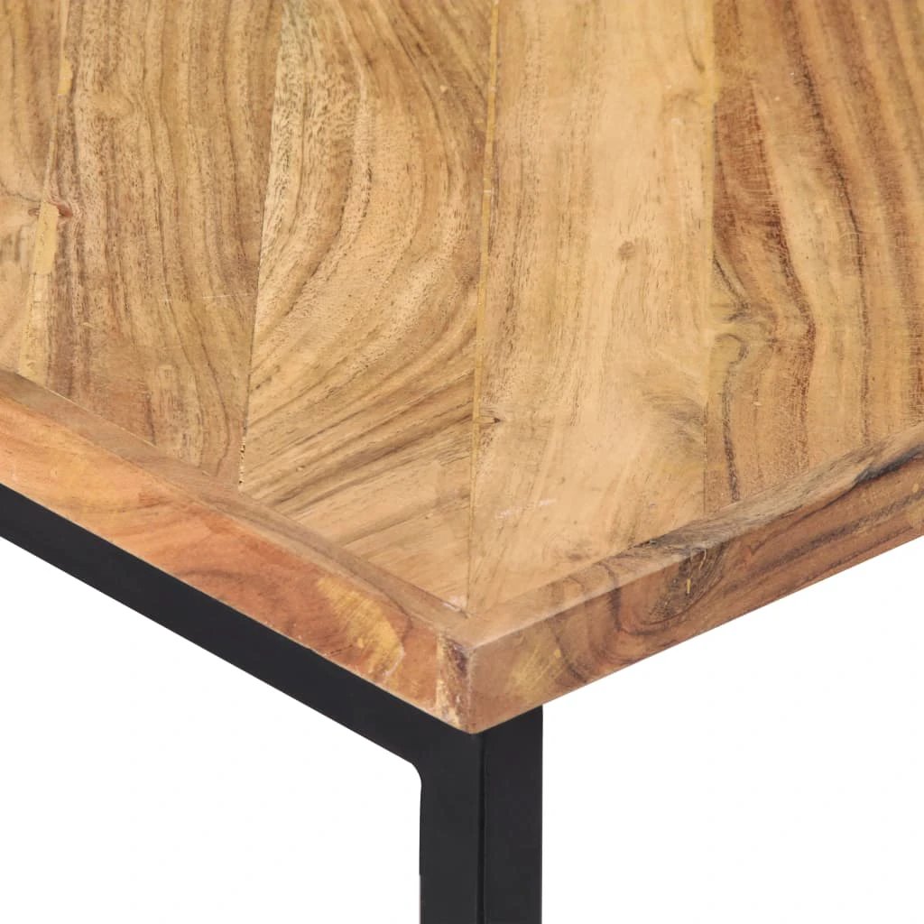 Premium Coffee Table 110x110x36 cm Solid Acacia Wood Centerpiece for Modern Living Rooms by vidaXL