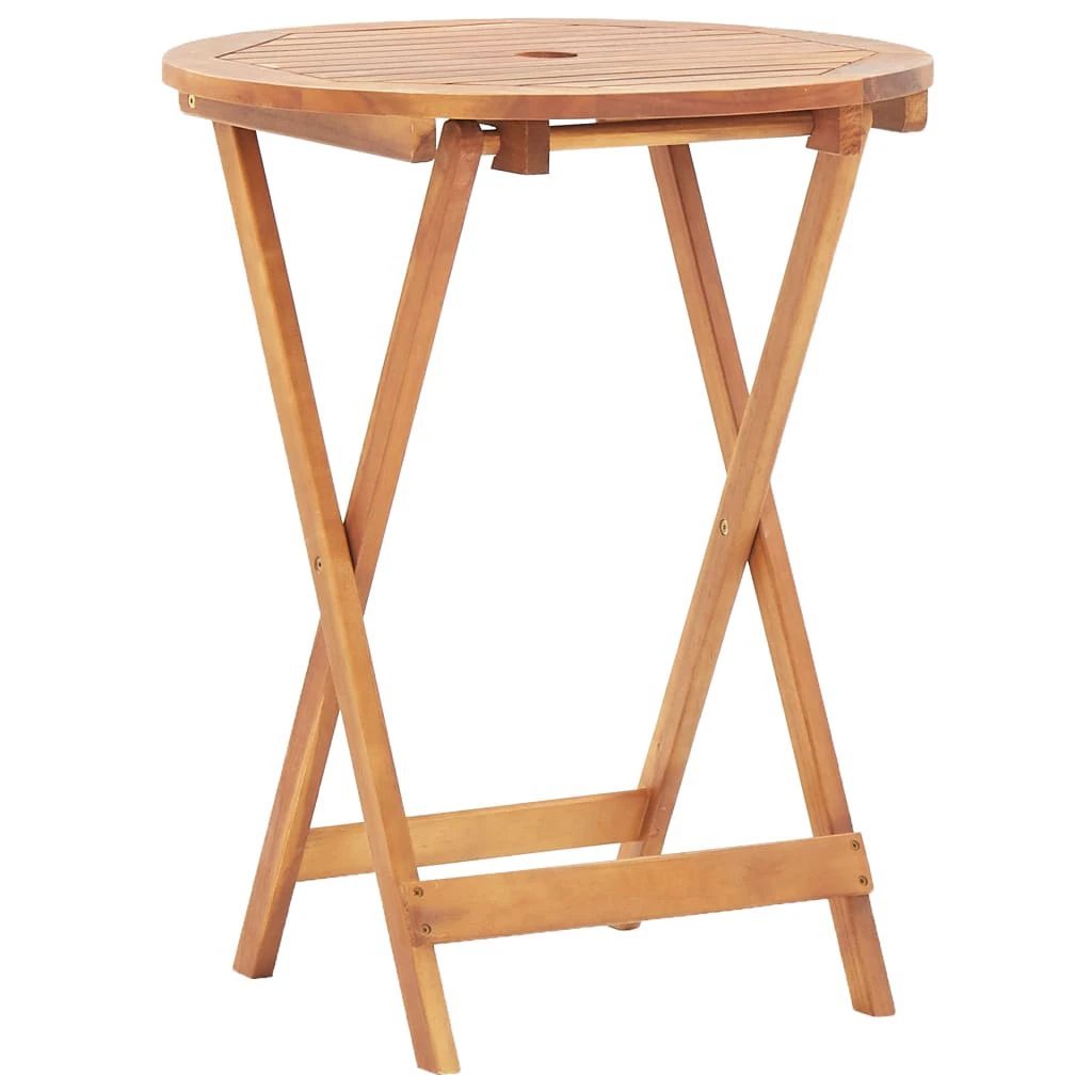 vidaXL vidaXL Folding Garden Table 60x75 cm Solid Acacia Wood - Garden Table