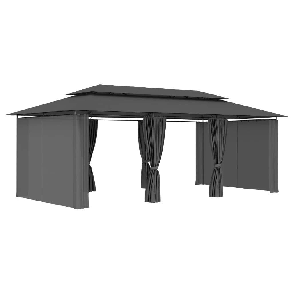 vidaXL vidaXL Gazebo 600x298x270 cm Anthracite - Gazebos