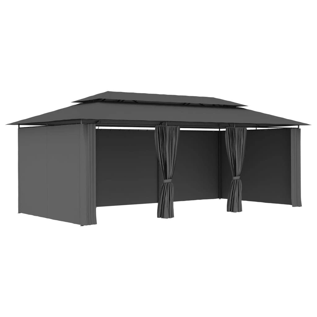 vidaXL Gazebo 600x298x270 cm Anthracite by vidaXL